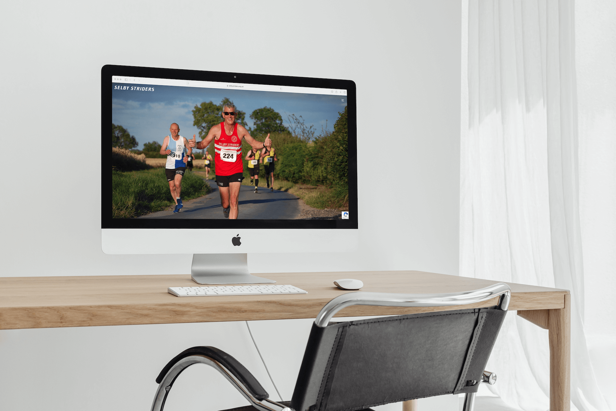 The new Selby Striders website
