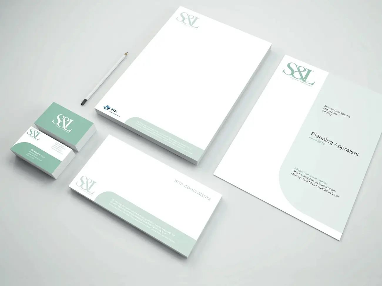 An image of the Branding and website work for SL Planning