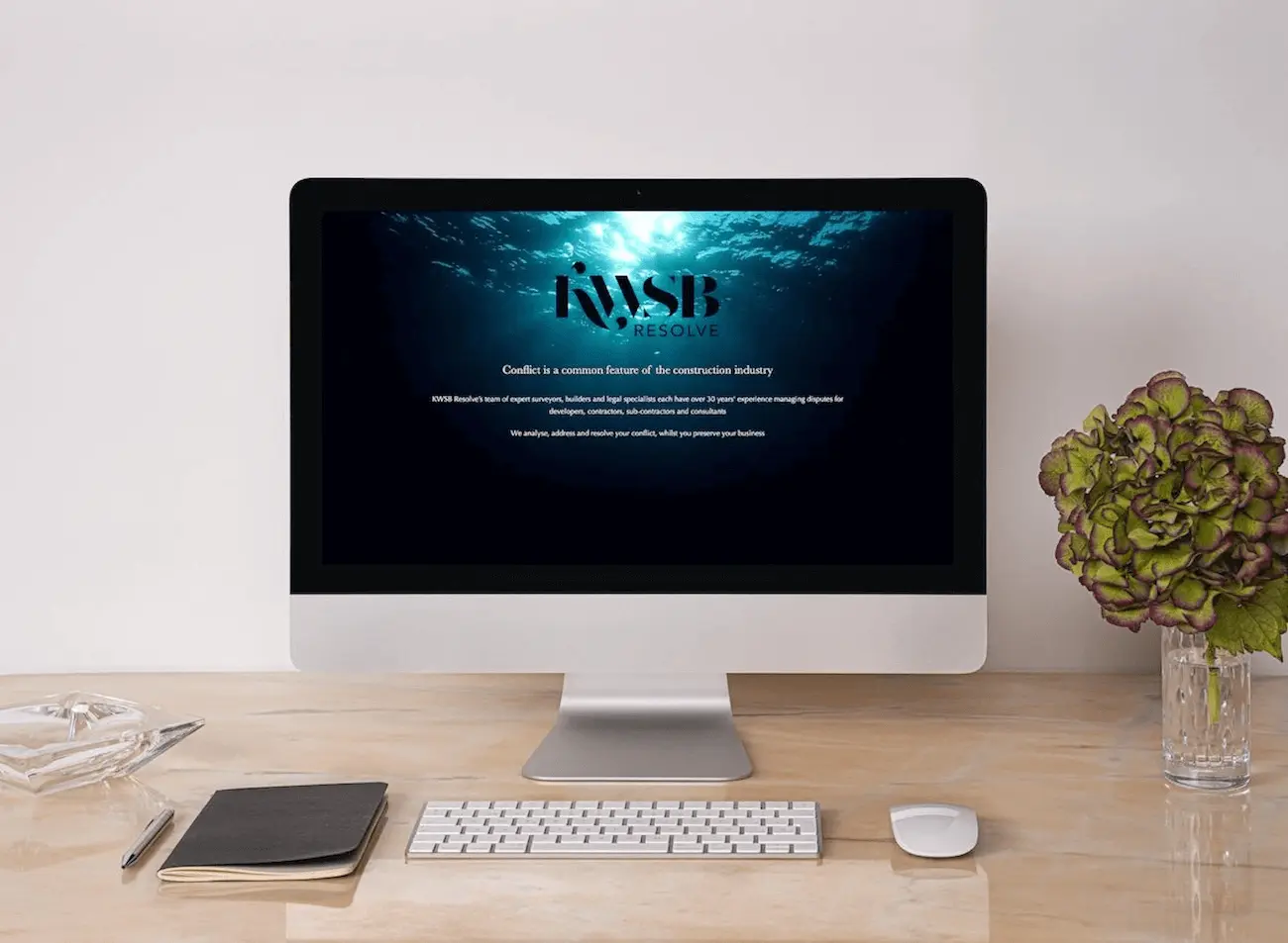 An image of the New Wordpress website work for KWSB Resolve